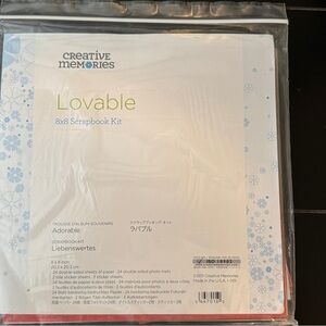 Creative Memories Lovable 8x8 Scrapbook Kit